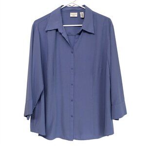 Covington Women's Blue Blouse Size 20
